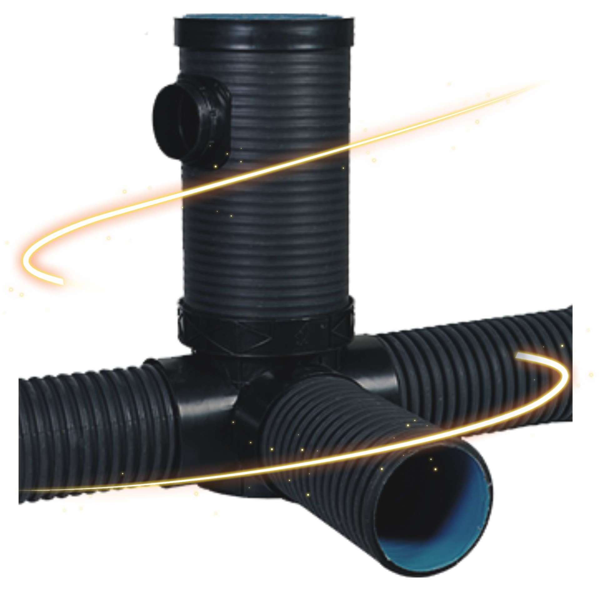 HDPE双壁波纹管与检查井连接技巧